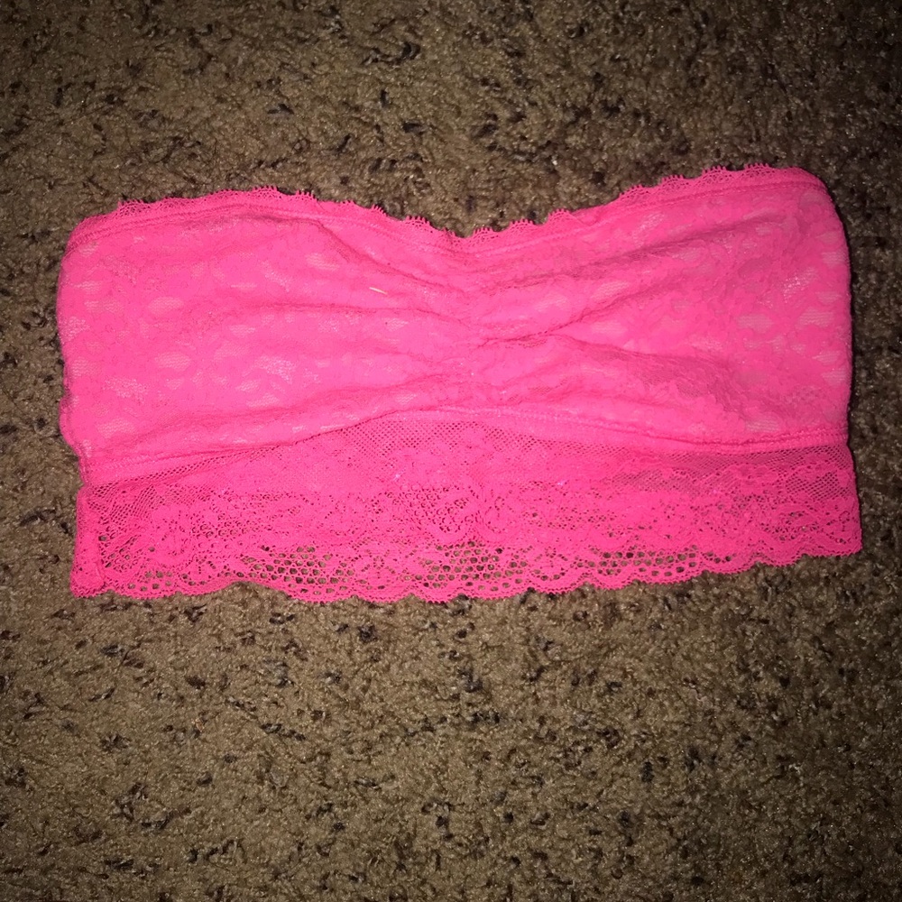 pink lace aeropostale bandeau